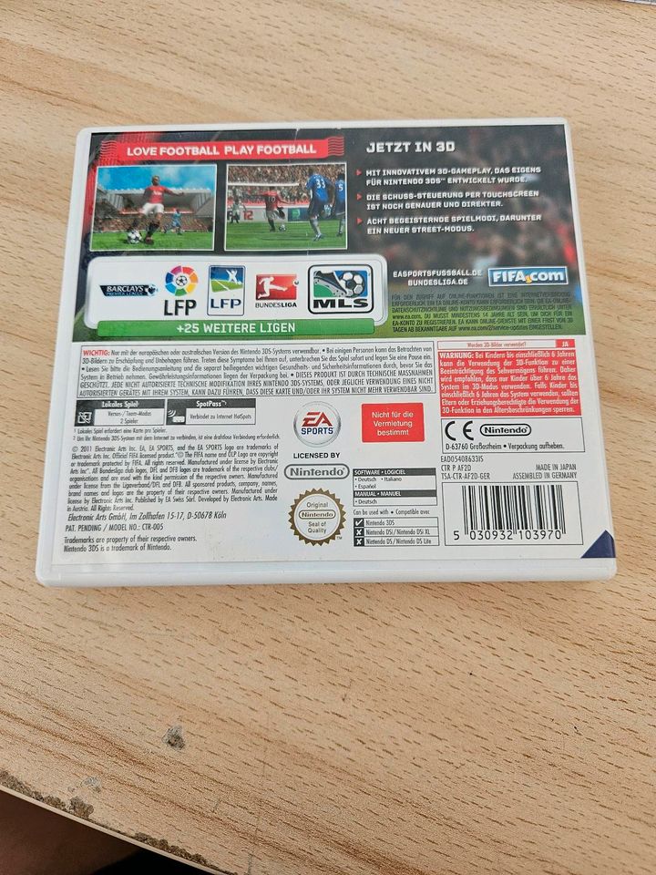 Nintendo3DS Spiel: FiFa12 in Neustadt a. d. Waldnaab