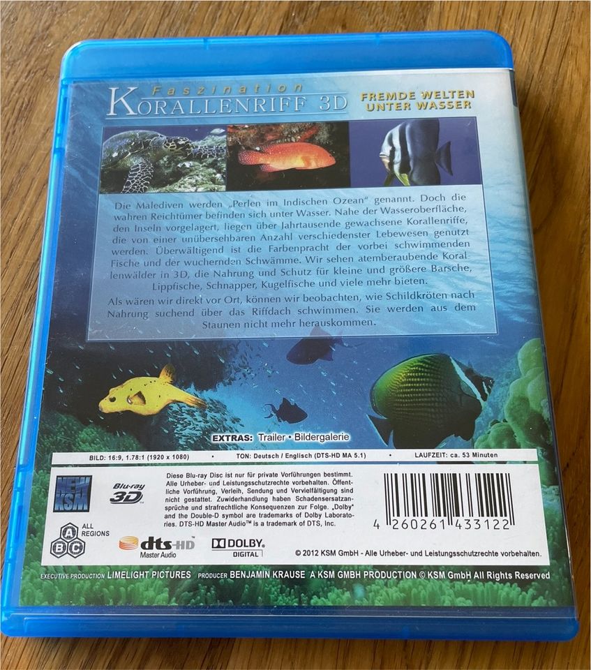 blu-ray „Faszination Korallenriff“ in 3D in Haslach im Kinzigtal