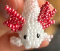 Handmade Axolotl aus Perlen Baden-Württemberg - Walldürn Vorschau