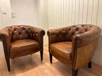 Chesterfield Club Sessel aus Schafsleder, 2er Set Nordrhein-Westfalen - Moers Vorschau