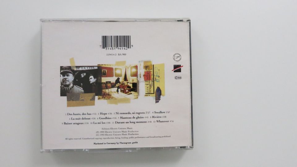 3 CD's STEPHAN EICHER"Engelberg,Carcassonne,non ci badar,guarda" in Berlin