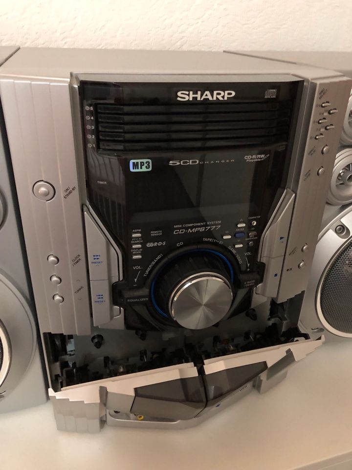 Sharp Hifi Anlage mit 5 Fach CD Wechsler in Bochum