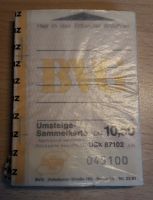 Historischer Fahrkartenblock der BVG Berlin "Umsteigesammelkarte" Essen - Essen-Werden Vorschau