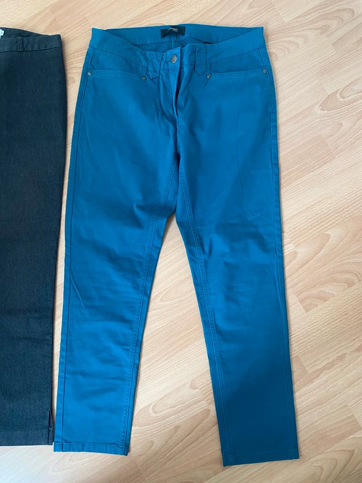 Hosen Damen Gr.40,7/8 Länge,TCM petrol,H&M grau-je 4€ in Leipzig