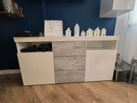 2 Kommoden / Sideboard weiß Hochglanz mit Betondekor Dortmund - Innenstadt-West Vorschau