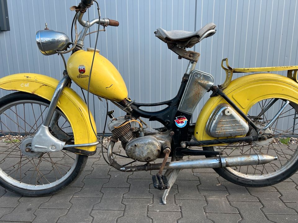 Simson SR2E SR2 SR 1963 Moped Roller Mofa C48 in Osterweddingen