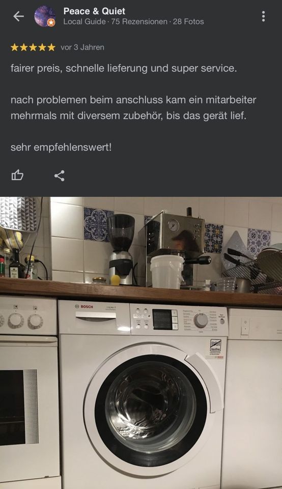 Waschmaschine Miele 6KG A++ 1400U/Min 1Jahr Garantie/Lieferung in Hamburg