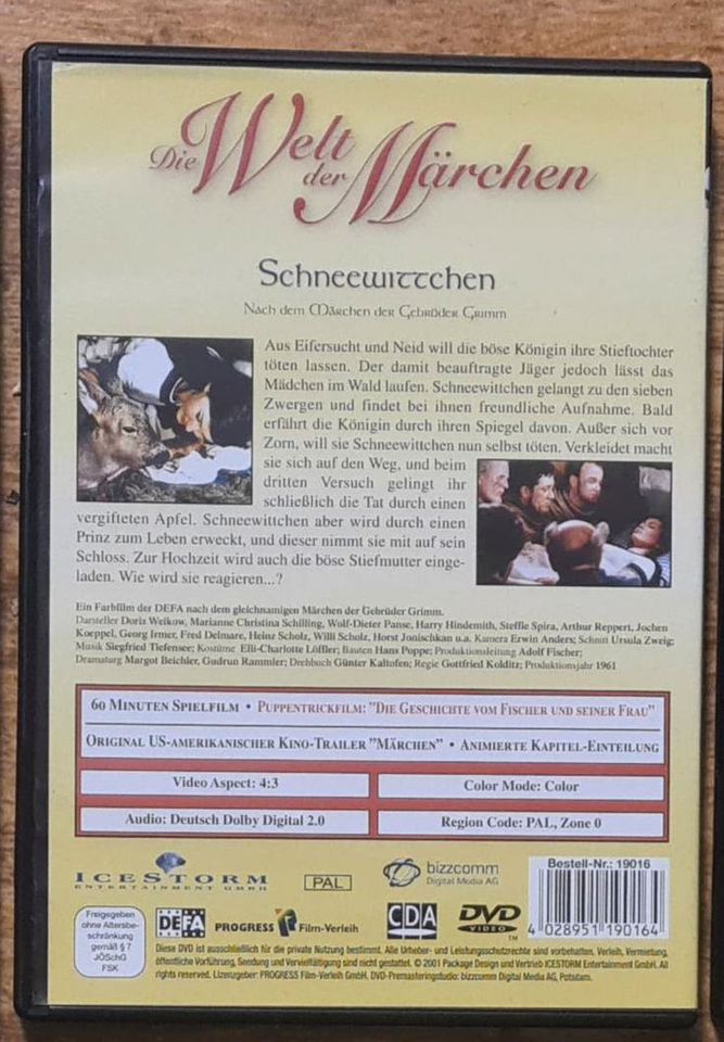 DVD Schneewittchen - Die Welt der Märchen (nach Gebrüder Grimm) in Leipzig
