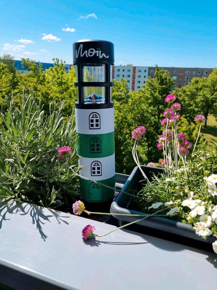 Leuchtturm Solarlampe in Stralsund