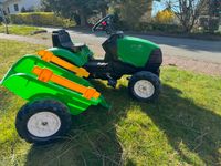 Bobbycar rot/ Traktor grün mit Hänger günstig abzugeben Sachsen - Zwickau Vorschau