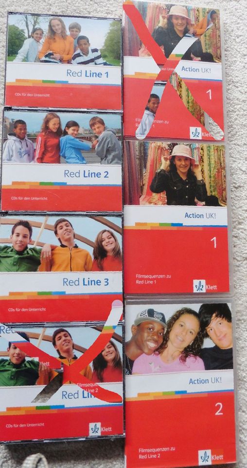 Englisch Training - RED LINE 1-3 - je 3 DVDs inkl. Video DVDs in Brinkum (Ostfriesland)