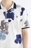 WOOD WOOD Polo Shirt XL Extra Large 54 Weiss Muster Bunt Berlin - Wannsee Vorschau