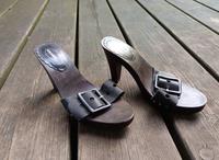 Graceland Sandalen Absatzschuhe Holz Damen Leder Schuhe Pumps Bayern - Schillingsfürst Vorschau