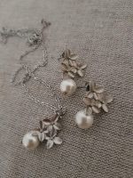 Ohrringe silberne Blüten mit Perlen Sachsen - Tharandt Vorschau