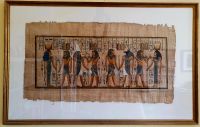 ägyptischer Papyrus mit zusätzl. Gold/Hand-Bemalungen aus Kairo Berlin - Charlottenburg Vorschau
