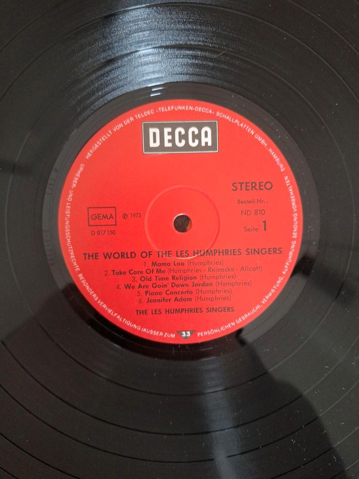 The World of The les humphries Singers- Vinyl, Schallplatte in Limburg