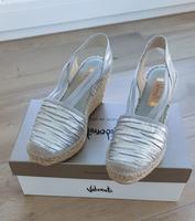 Vidoretta Keilsandalen Espadrilles Gr. 36 in silber Bayern - Großheubach Vorschau