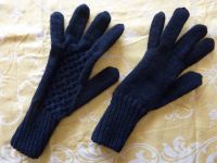 Handschuhe XL schwarz hand-gestrickt Thüringen - Jena Vorschau