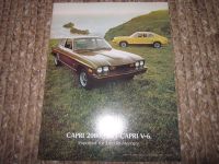 Neu! Prospekt Ford Mercury Capri 2800 V6 + 2000 4-Zyl., 1974, RAR Kr. Dachau - Dachau Vorschau