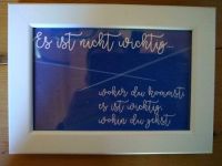 Foto "es ist nicht wichtig..." Spruch mit Rahmen, 10x15 cm Bayern - Wilhermsdorf Vorschau