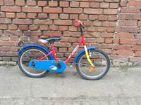 Kinder Fahrrad 18 Zoll rot blau gelb Sachsen - Rietschen Vorschau