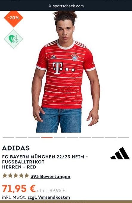 FC Bayern Trikot Hose Set Gr.S , Mané Mane Aufdruck, NEUWERTIG!!! in Goldbach