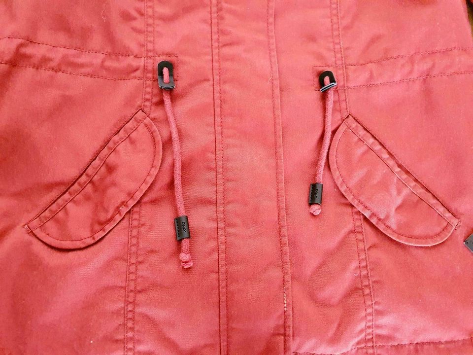 ROTE DAMEN JACKE VON ONLY GR. L MARSALA RED PARKA MANTEL KAPUZE in Hessen -  Offenbach | eBay Kleinanzeigen ist jetzt Kleinanzeigen