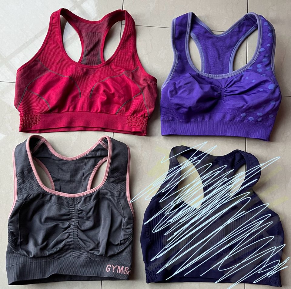 Bustier Sport Fitness Gr. M 3 Stück ab 1€ in Selm