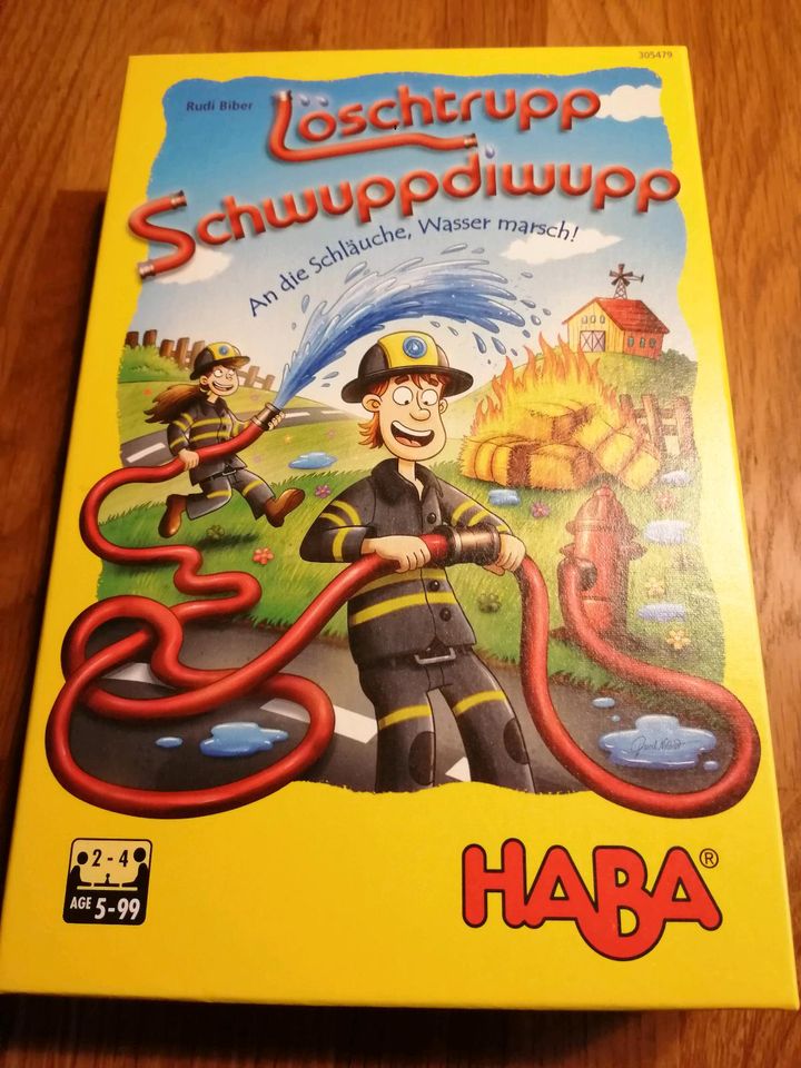 Haba Spiele Set Drache, Feuerwehr, Bausteine in Achim