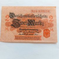 Darlehenskassenschein Zwei Mark 1914 wie neu Bayern - Furth im Wald Vorschau