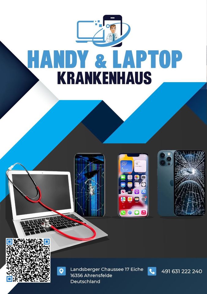 Iphone/ipad (Air,Pro)Macbook(Pro,Air)Imac Reparatur Akkus,display in Ahrensfelde