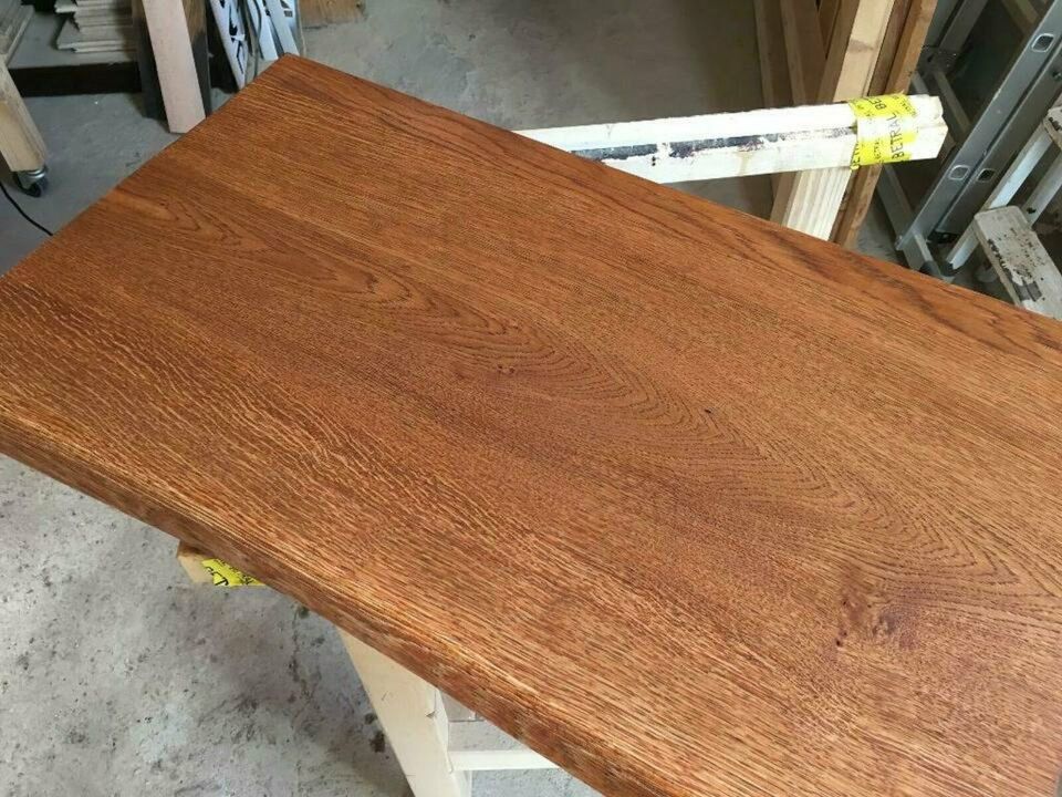 Waschtisch (Wasch-)Tischplatte Ablage massiv Holz Eiche geölt in Bispingen