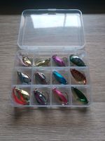 12 neue verschiedene Spoons 2,5g /3g in Box ....Angeln ,Foreĺle.. Niedersachsen - Uelzen Vorschau