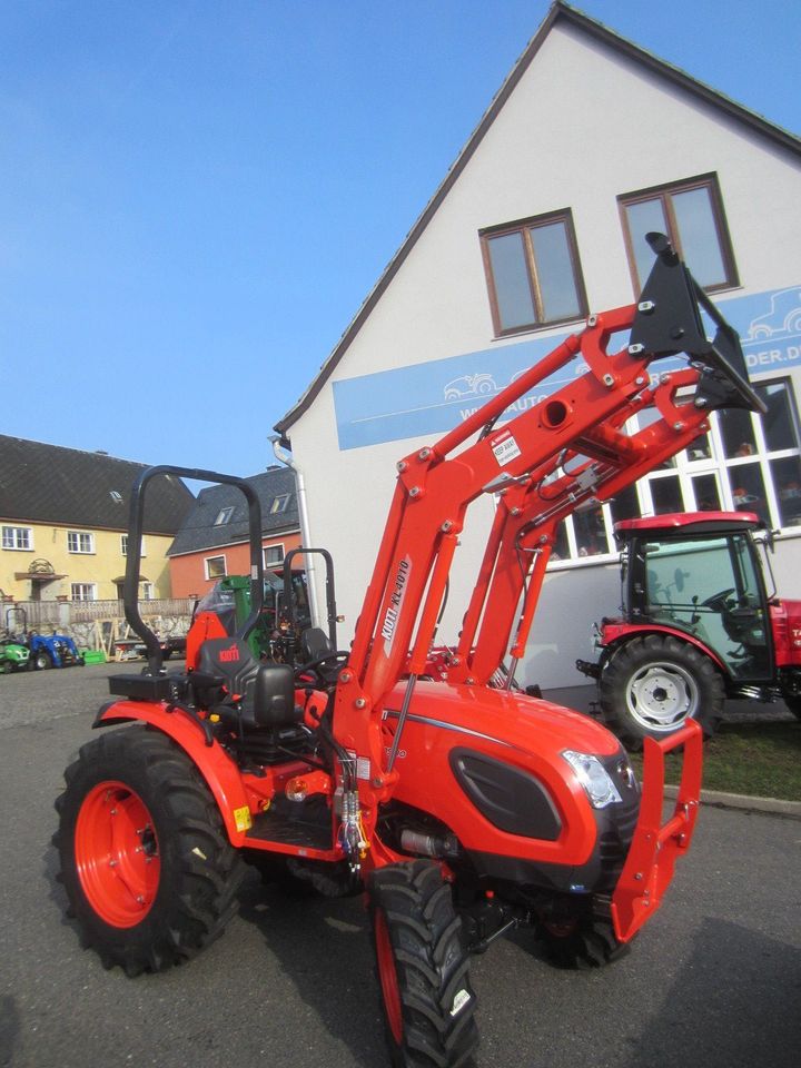 Allradtraktor KIOTI CK3530-EU Frontlader Neumaschine am Lager in Glashütte