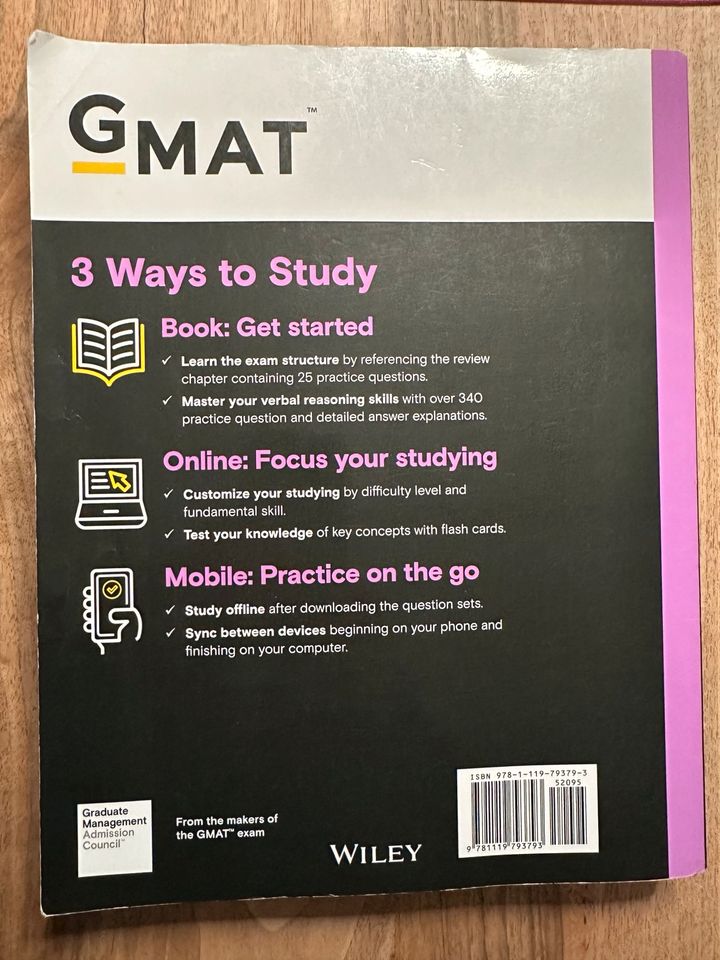 GMAT Official Guide Verbal Review 2022 Book+Online+Mobile gebra in Rehlingen-Siersburg