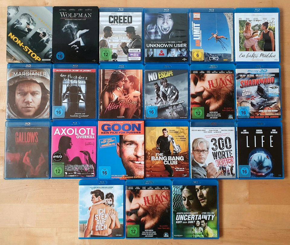 Über 20 Blu-rays u. a. Steelbook Top Film Paket Flohmarkt Händler in Landau in der Pfalz