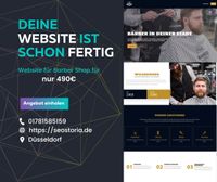 Barbershop Website - fertige Lösung zu günstigem Preis Düsseldorf Düsseldorf - Stadtmitte Vorschau