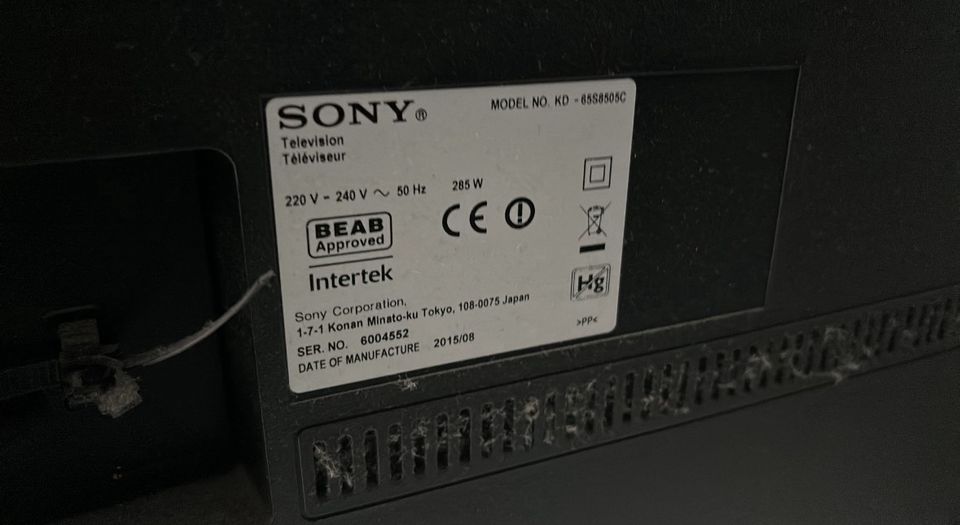 Sony Curved TV in Bremen