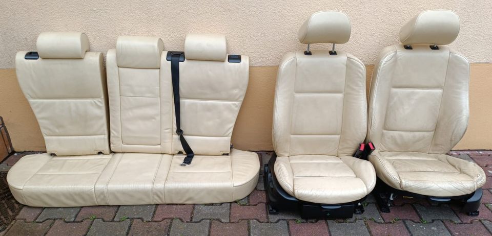 BMW X5 E53 Beifahrersitz elek. Sitz vorne rechts Champagner Leder in Stimpfach