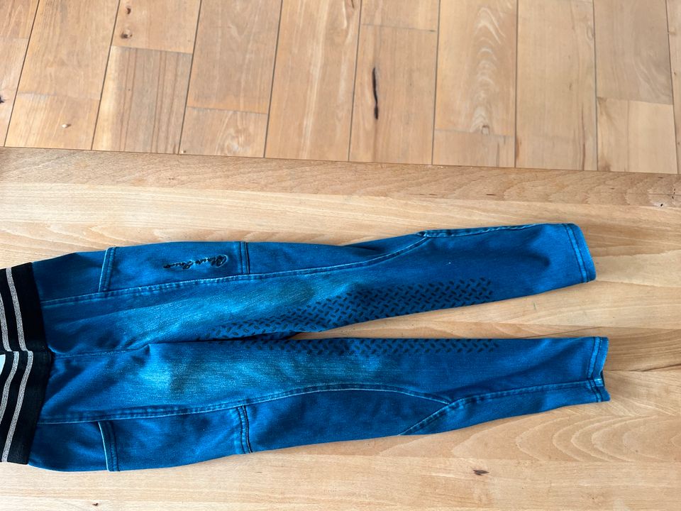 Reitleggins Gr.122 Jeans mit Vollbesatz in Schallstadt