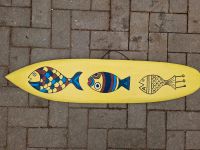 Surfboard Holzschild Fisch abstrakt gelb Deko 100cm Nordrhein-Westfalen - Voerde (Niederrhein) Vorschau