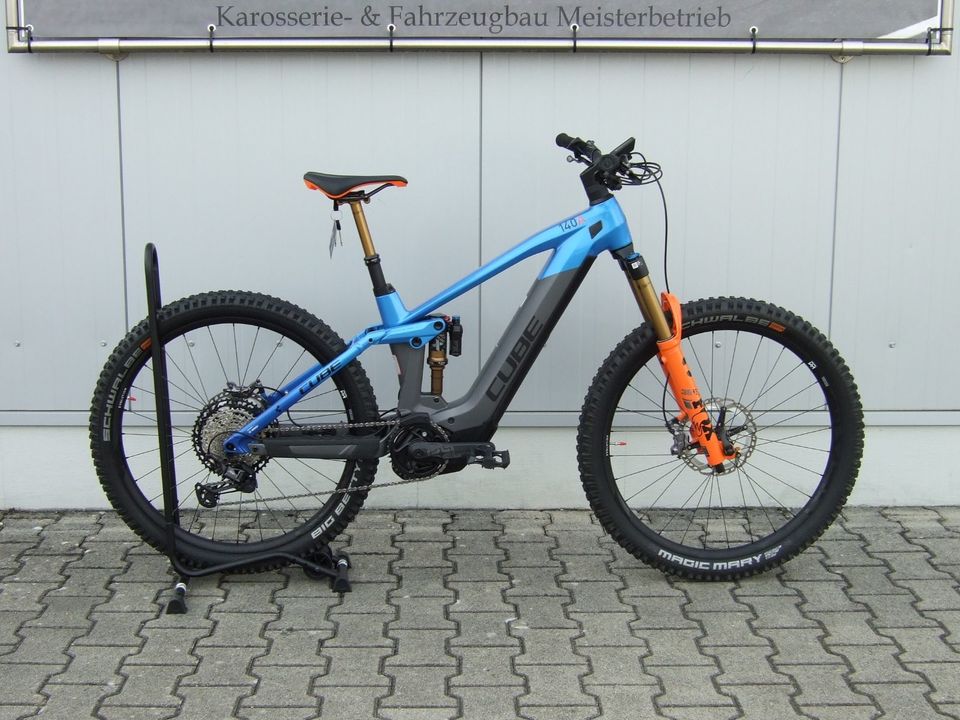 Cube Stereo Hybrid 140 HPC Actionteam, 2022, 182 km, TOP, S/17" in Reisbach