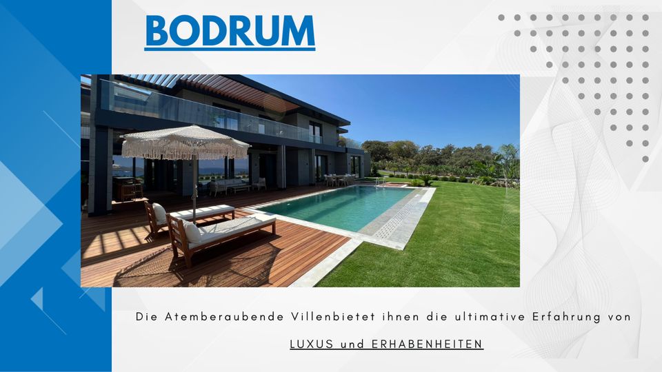 TÜRKEI / BODRUM - MEERBLICK LUXURIÖSE VILLA ZUM VERKAUFEN in Stuttgart