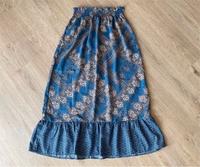 Only Rock, lang, Ornament, blau, beige, Gr.40 Hessen - Gladenbach Vorschau