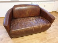 Vintage Echtleder Sofa und Loungesessel Dresden - Pieschen Vorschau