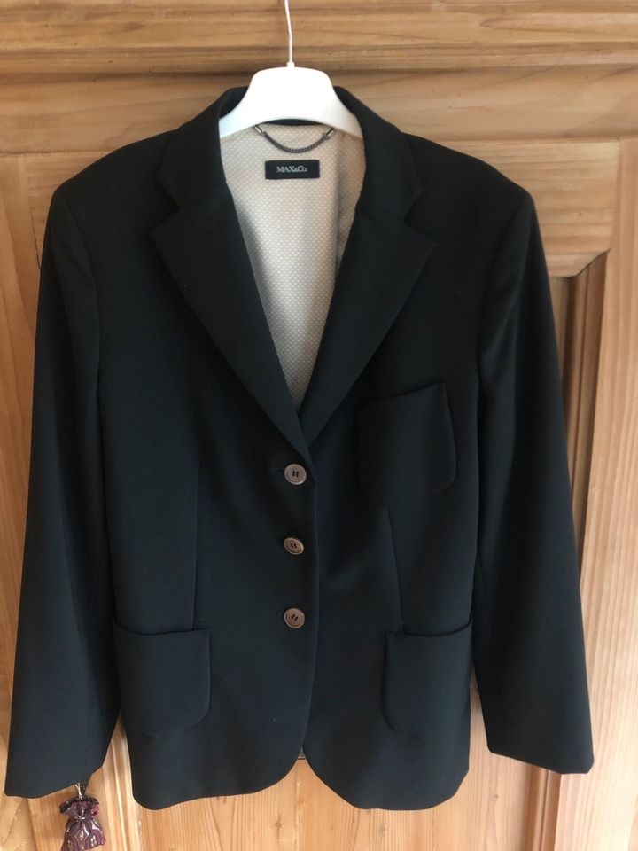 Jacke Blazer Jacket Max&Co. schwarz 42 L XL in Wasserburg am Inn