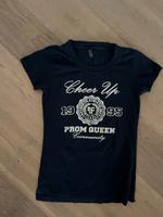 Only Shirt dunkelblau mit Print Gr. M Bayern - Freilassing Vorschau