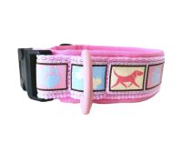 Hundehalsband Hund Rosa Softshell Neu Handarbeit Halsband Sachsen-Anhalt - Halle Vorschau