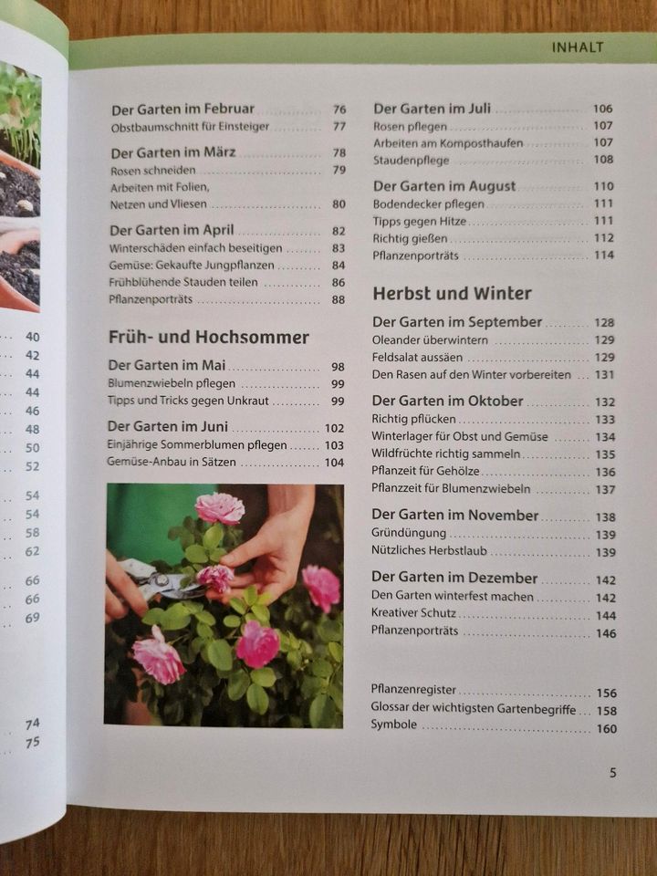 Buch Gartenglück Praxisbuch Gartenjahr in Bretzenheim