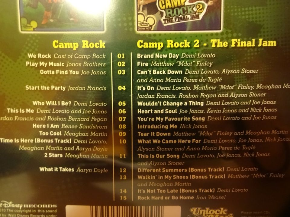 Disney Camp Rock 1+2 CD, Album, Jonas Brothers, Demi Lovato in Offenbach